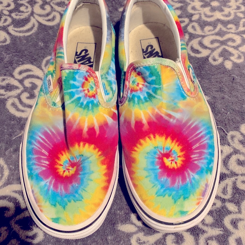 Tie Die Slip on Vans